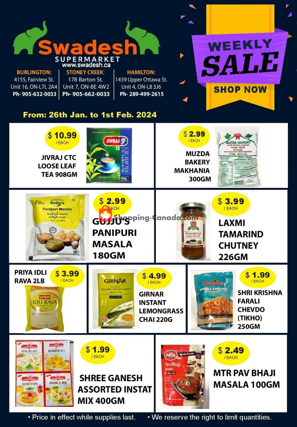 Swadesh Supermarket flyer from Friday January 26, 2024 to Thursday February 1, 2024 - page 5