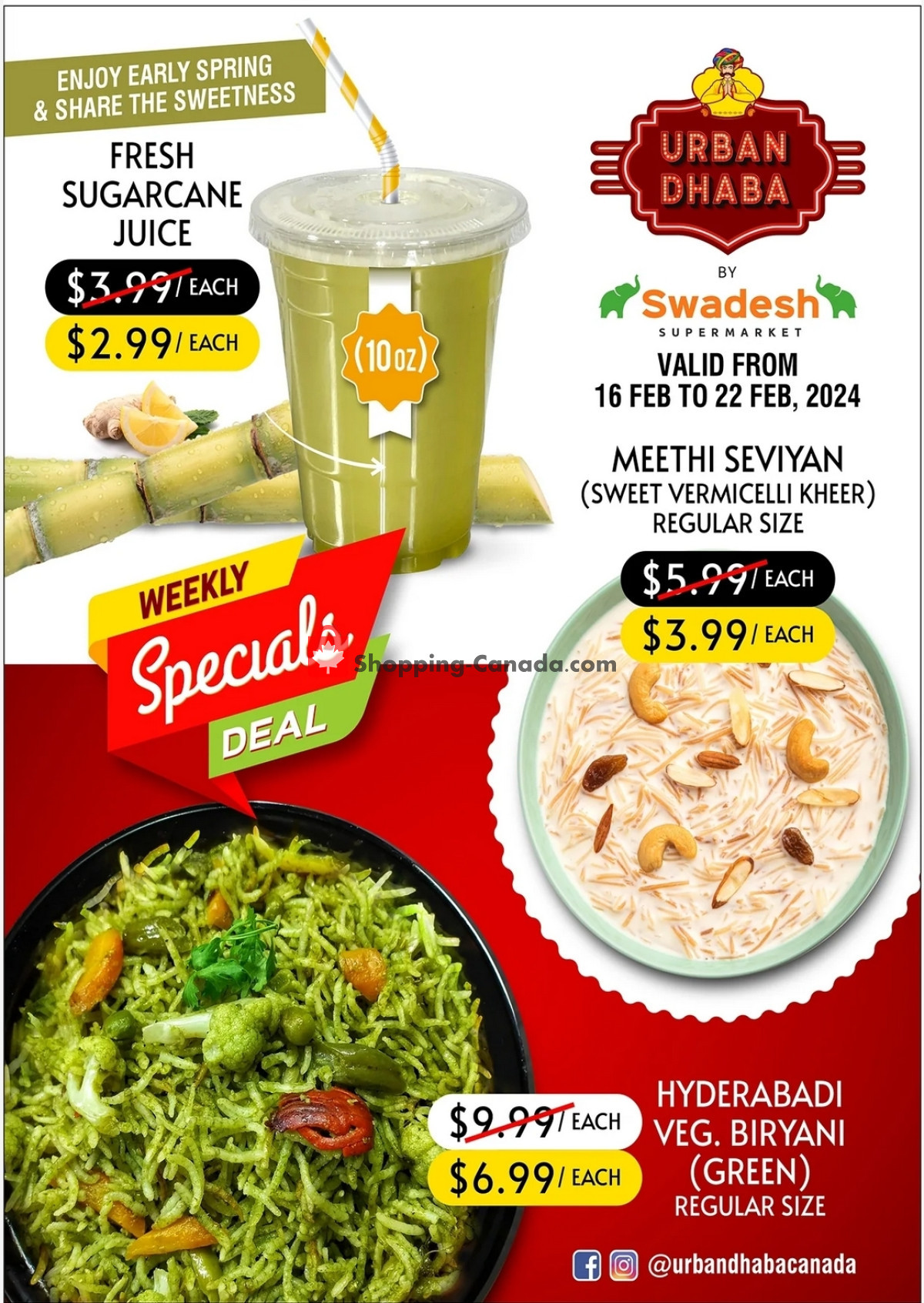 Swadesh Supermarket flyer from Friday February 16, 2024 to Thursday February 22, 2024 - page 2