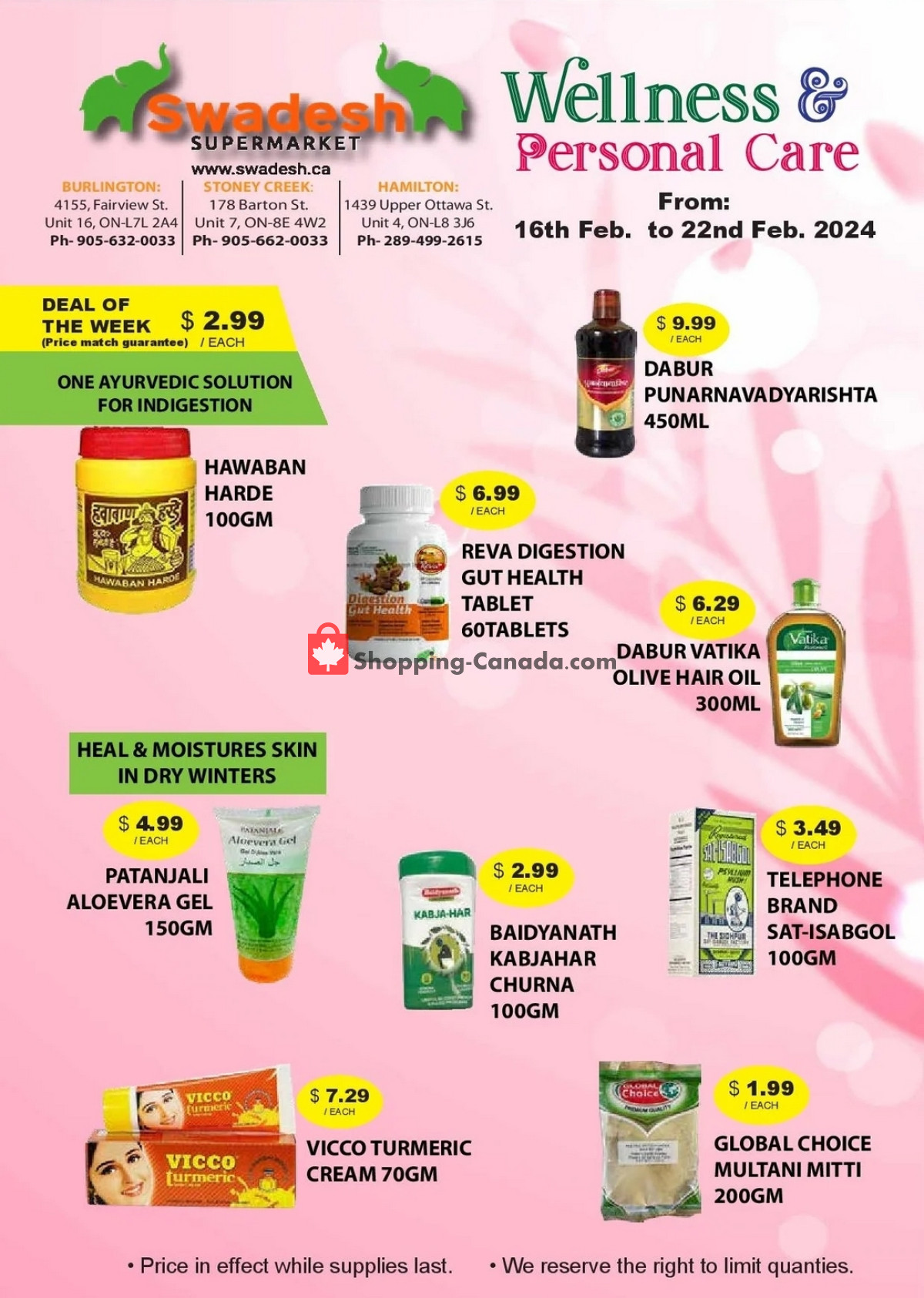Swadesh Supermarket flyer from Friday February 16, 2024 to Thursday February 22, 2024 - page 3