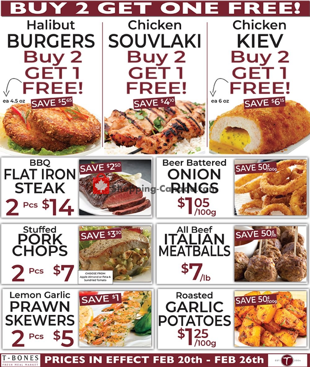 T-Bone's flyer from Wednesday February 20, 2019 to Tuesday February 26, 2019 - page 2