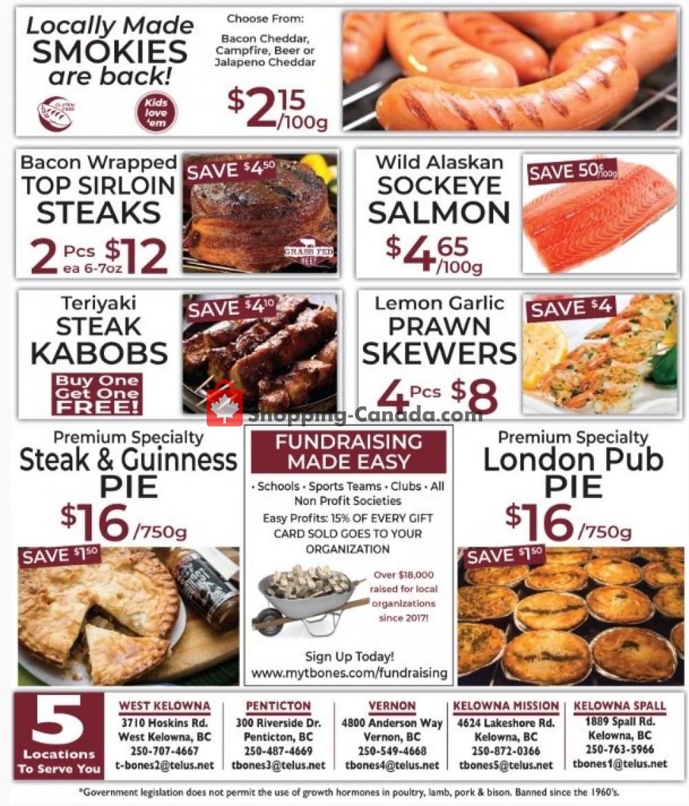 T-Bone's flyer from Wednesday March 13, 2019 to Tuesday March 26, 2019 - page 2