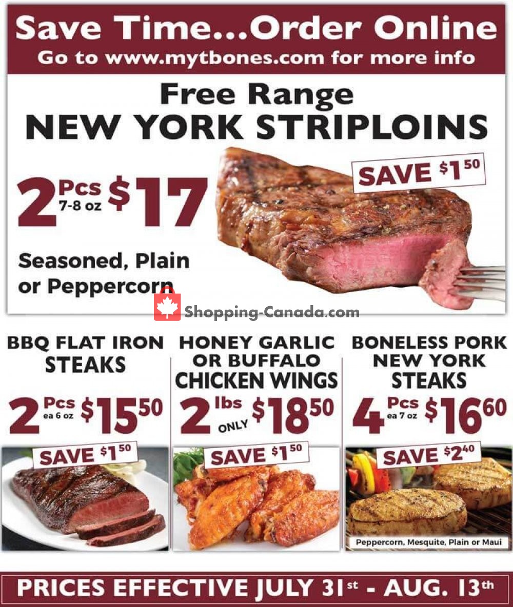 T-Bone's flyer from Wednesday July 31, 2019 to Tuesday August 13, 2019 - page 2