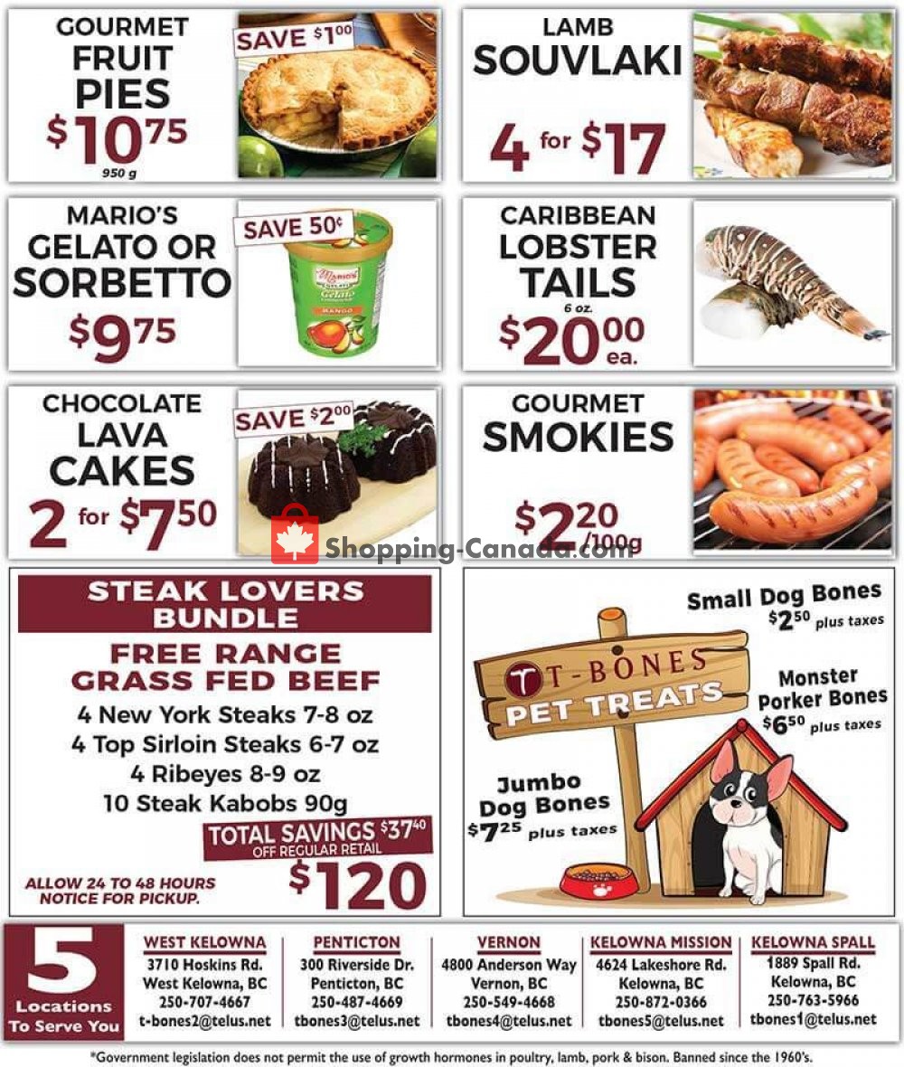 T-Bone's flyer from Wednesday July 31, 2019 to Tuesday August 13, 2019 - page 3