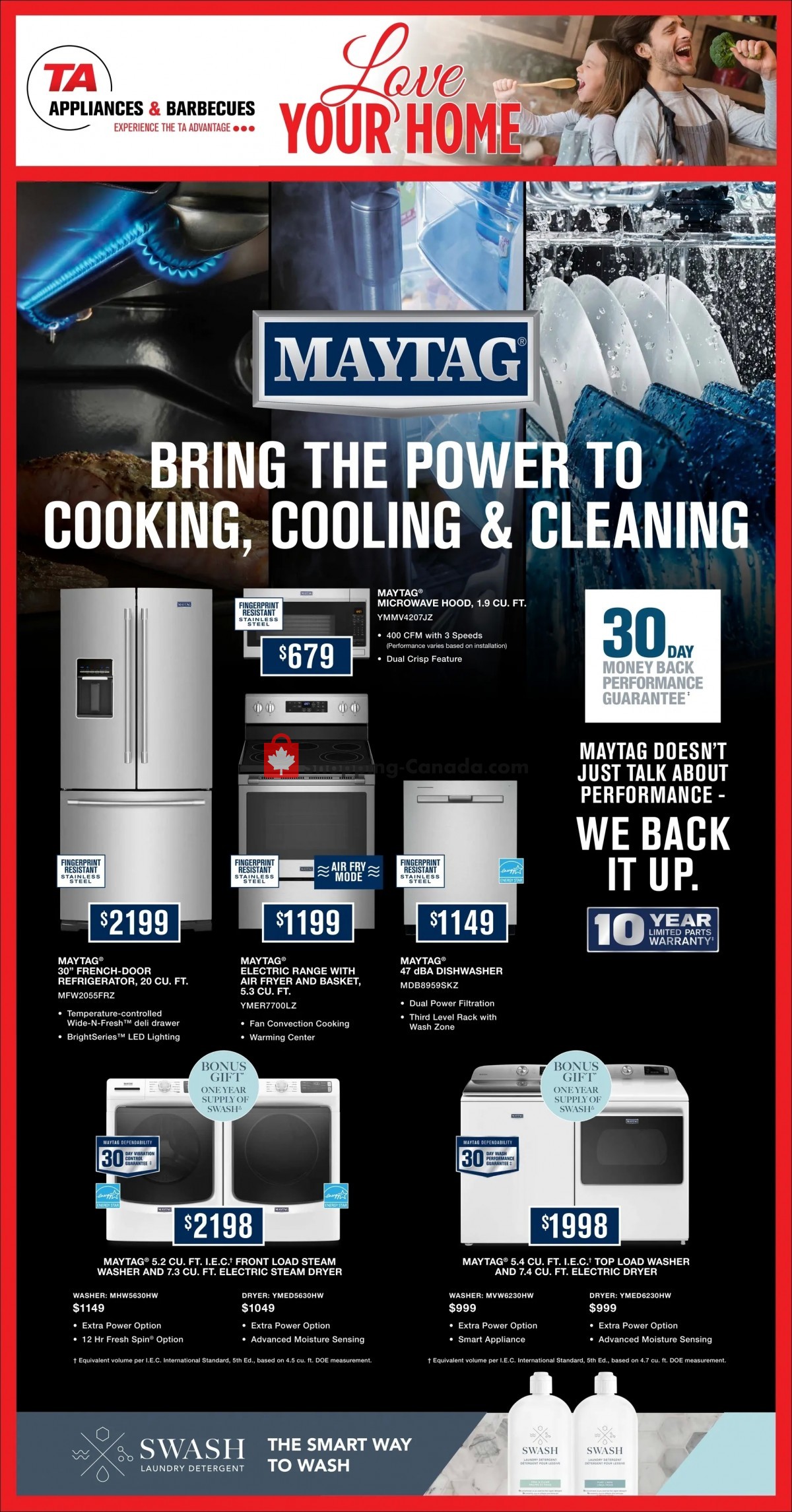 TA Appliances & Barbecues Canada, flyer (Love Your Home) August 4