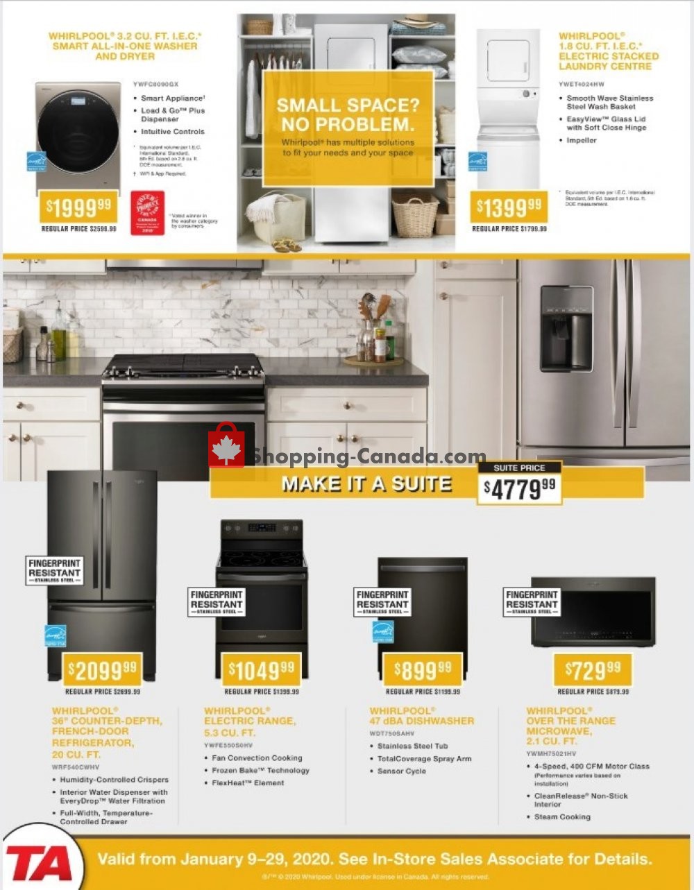 TA Appliances & Barbecues flyer from Thursday January 9, 2020 to Wednesday January 29, 2020 - page 2