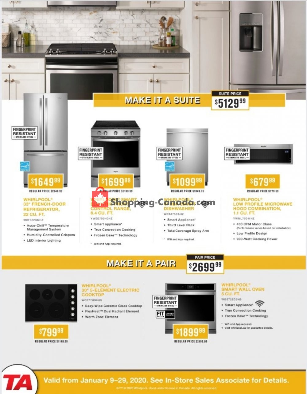 TA Appliances & Barbecues flyer from Thursday January 9, 2020 to Wednesday January 29, 2020 - page 3