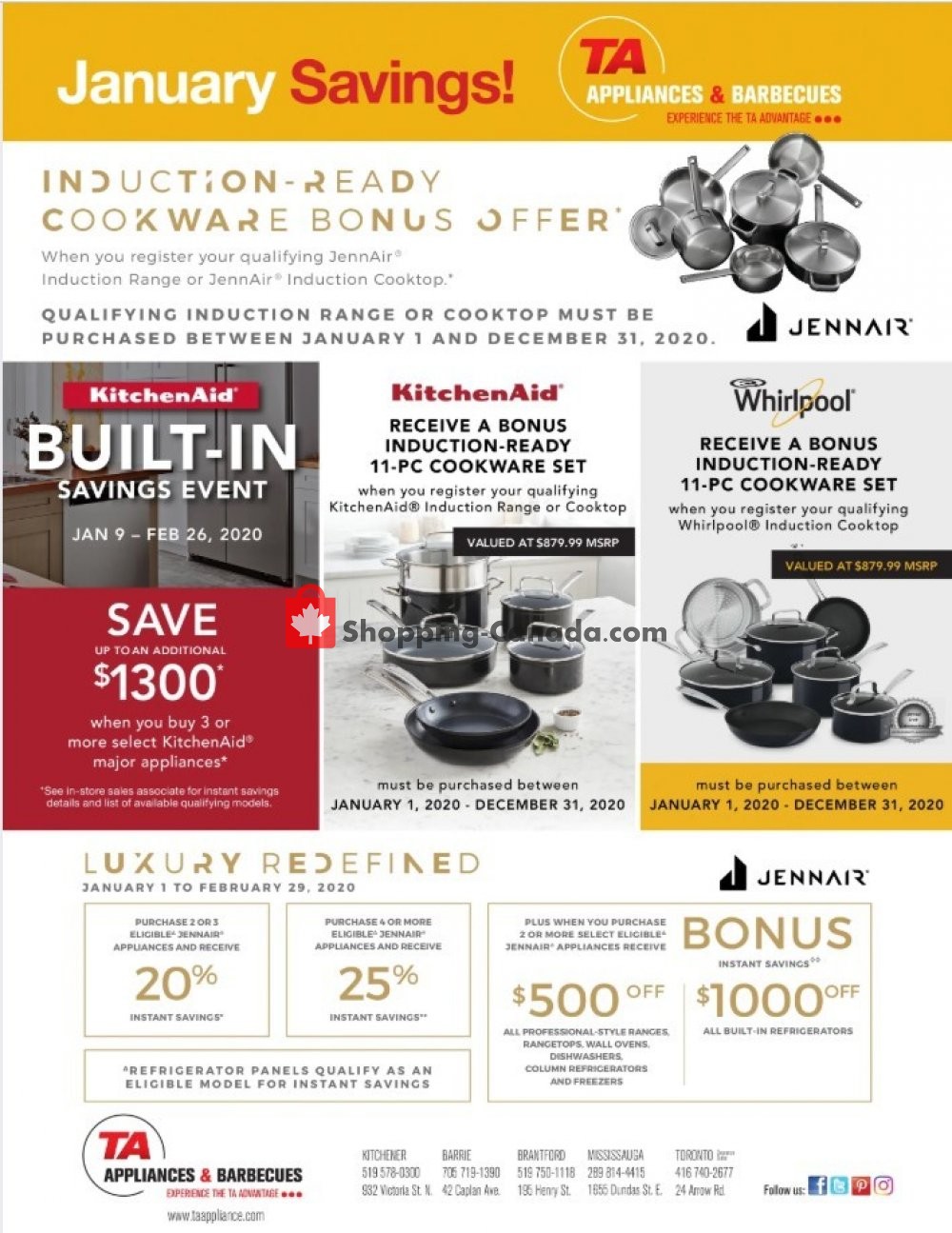 TA Appliances & Barbecues flyer from Thursday January 9, 2020 to Wednesday January 29, 2020 - page 4