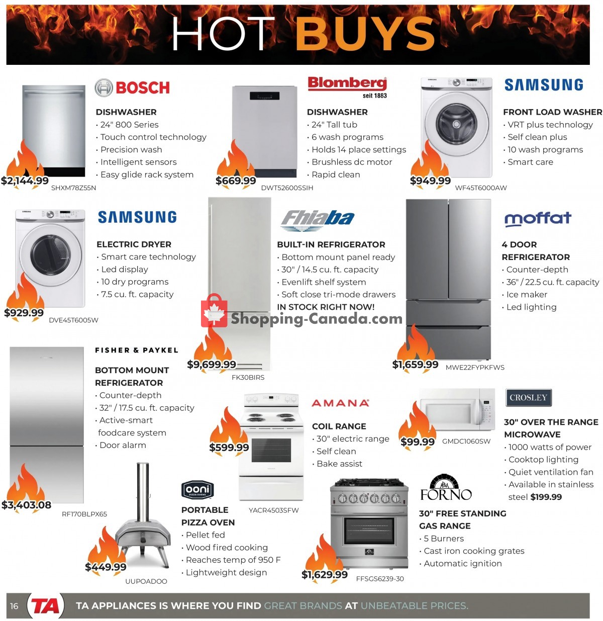 TA Appliances & Barbecues flyer from Monday March 6, 2023 to Sunday March 19, 2023 - page 16