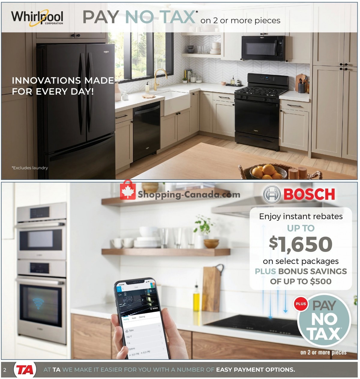 TA Appliances & Barbecues flyer from Monday March 6, 2023 to Sunday March 19, 2023 - page 2