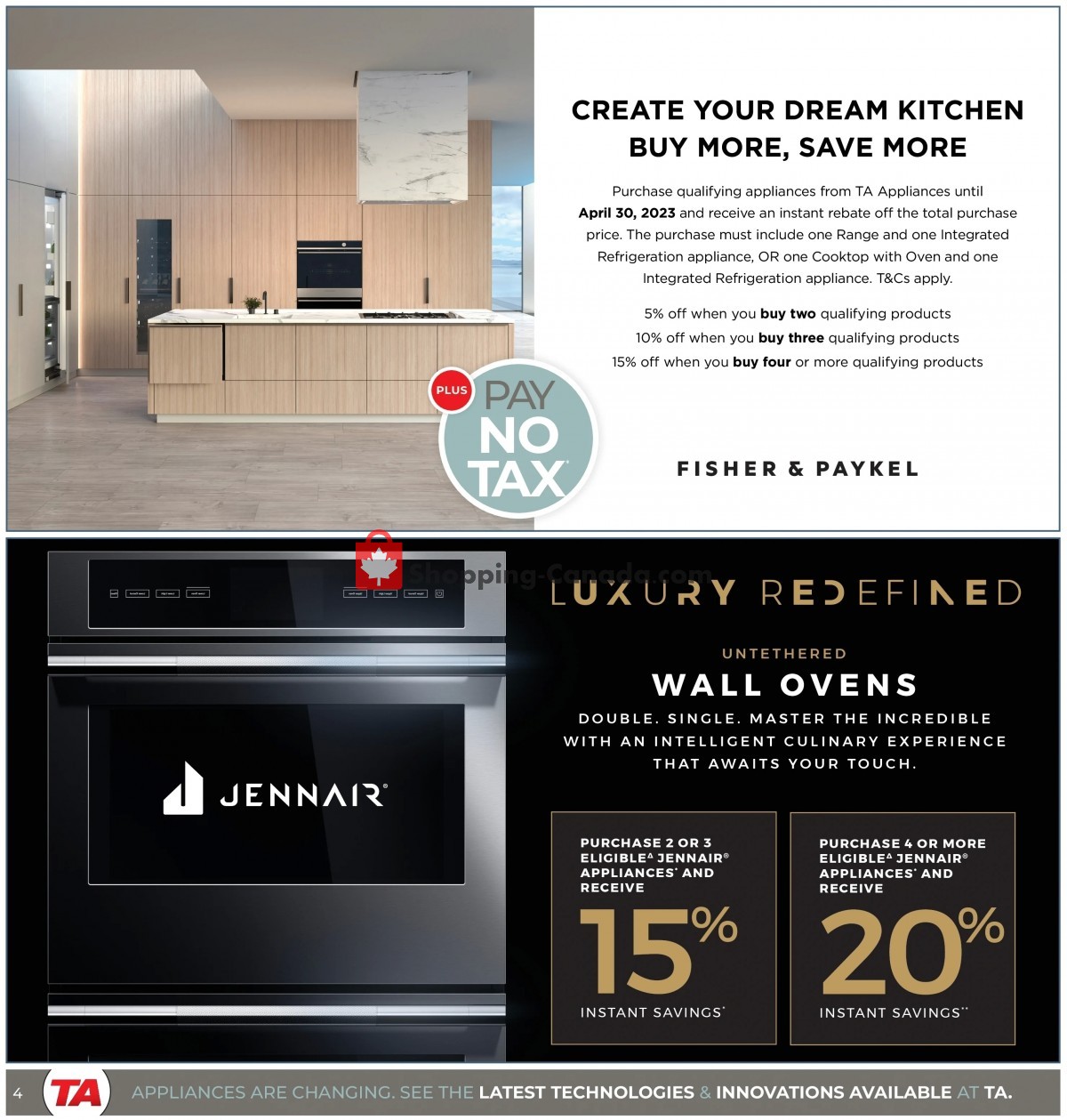 TA Appliances & Barbecues flyer from Monday March 6, 2023 to Sunday March 19, 2023 - page 4