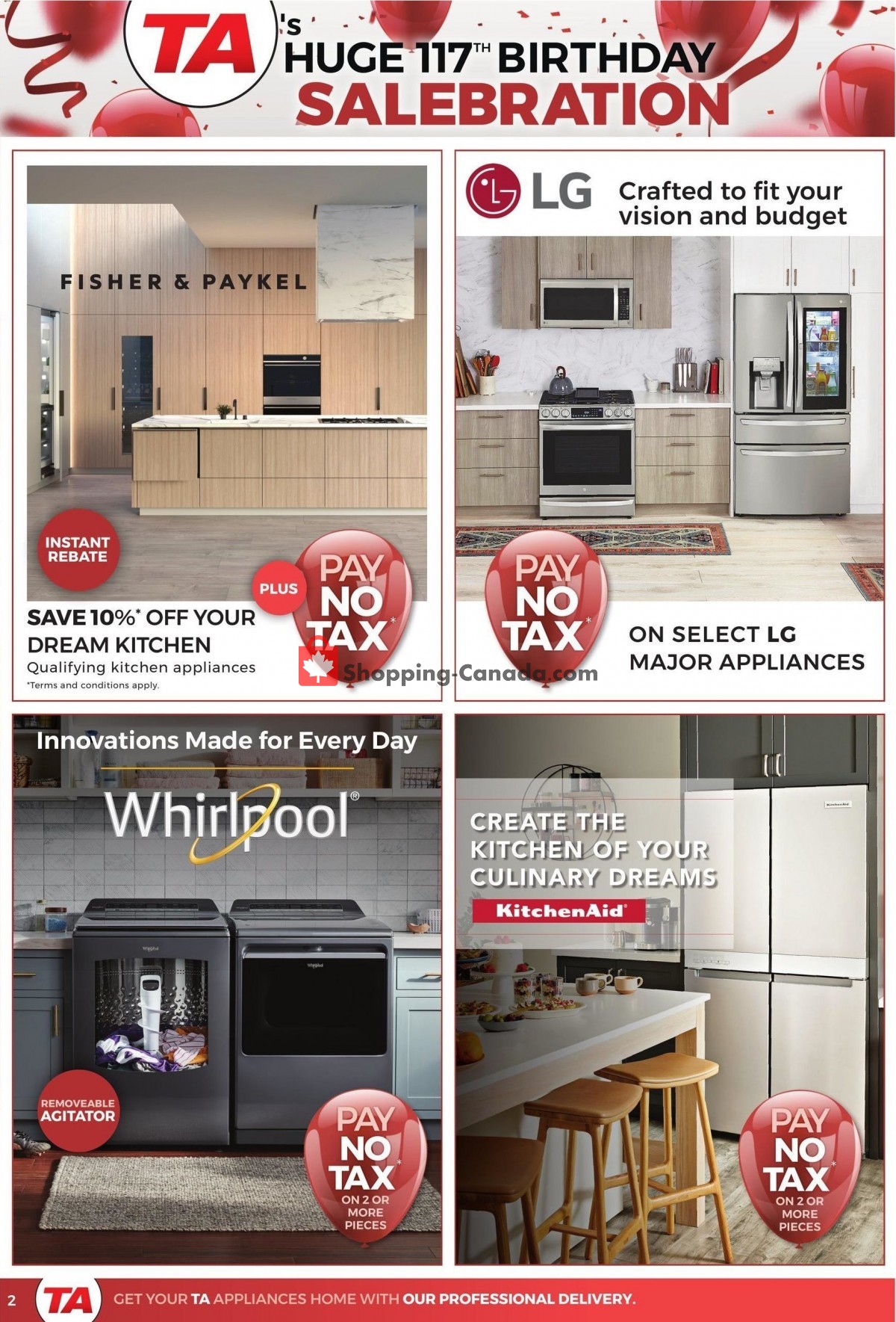 TA Appliances & Barbecues flyer from Friday October 27, 2023 to Monday October 30, 2023 - page 2