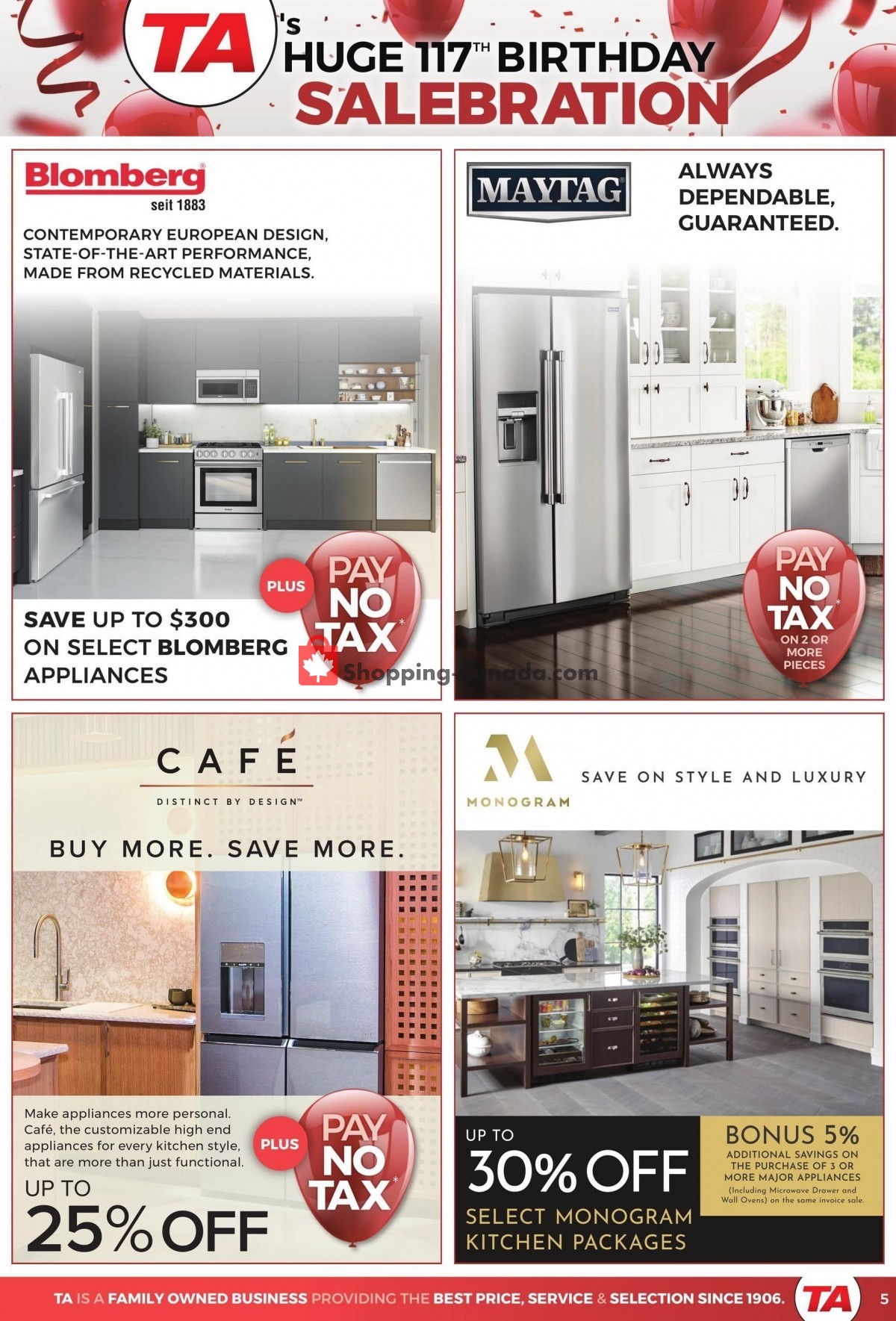 TA Appliances & Barbecues flyer from Friday October 27, 2023 to Monday October 30, 2023 - page 5