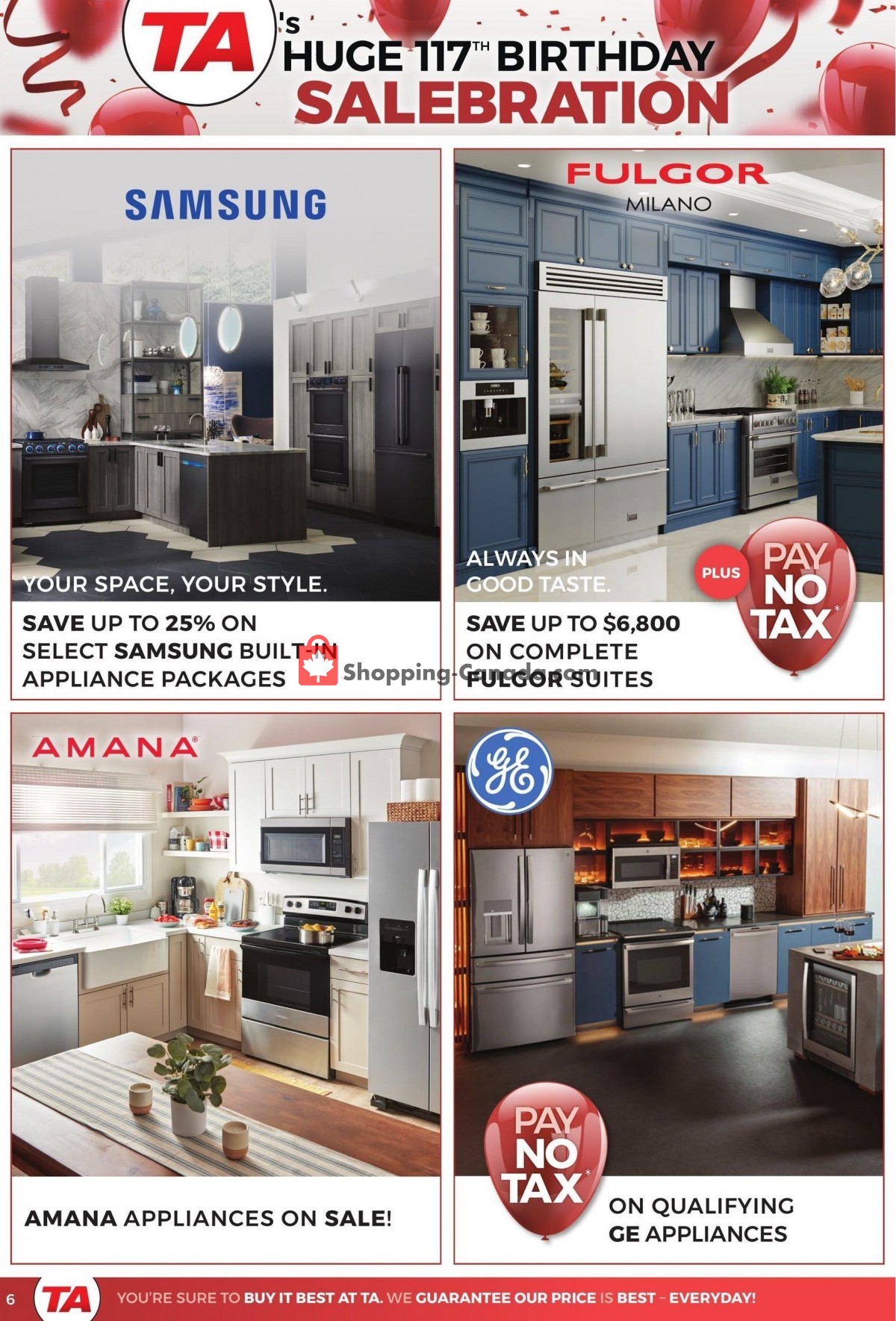 TA Appliances & Barbecues flyer from Friday October 27, 2023 to Monday October 30, 2023 - page 6