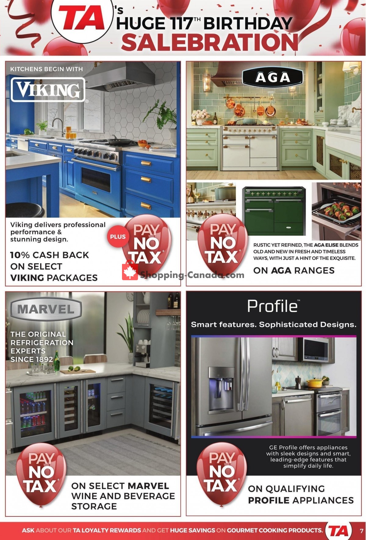 TA Appliances & Barbecues flyer from Friday October 27, 2023 to Monday October 30, 2023 - page 7