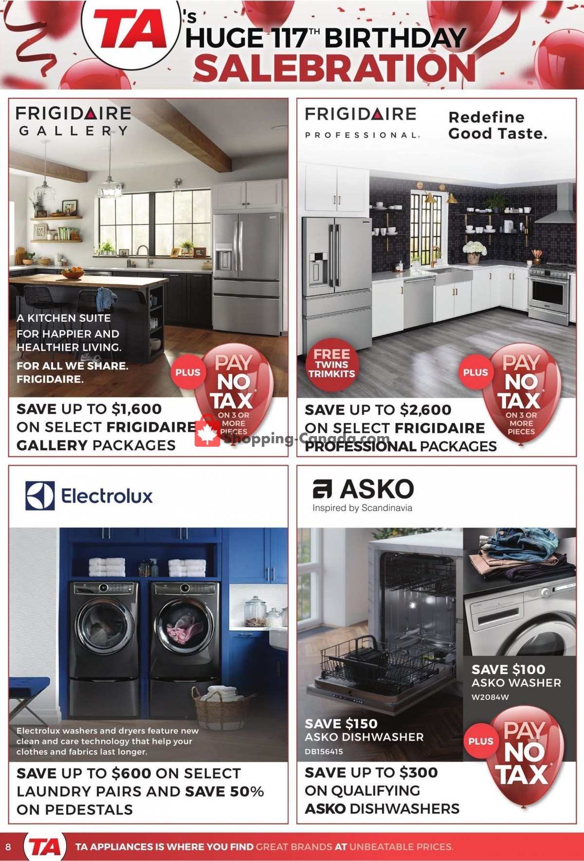 TA Appliances & Barbecues flyer from Friday October 27, 2023 to Monday October 30, 2023 - page 8