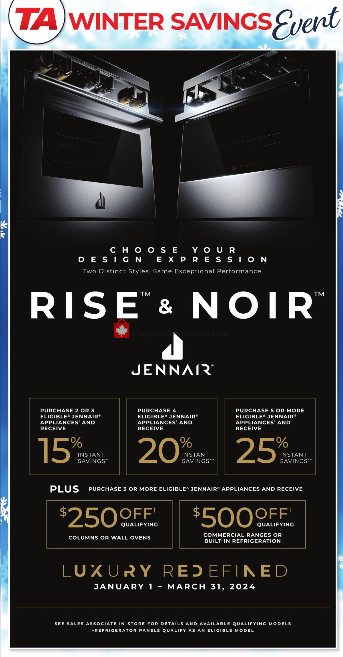 TA Appliances & Barbecues flyer from Thursday January 4, 2024 to Wednesday January 31, 2024 - page 3