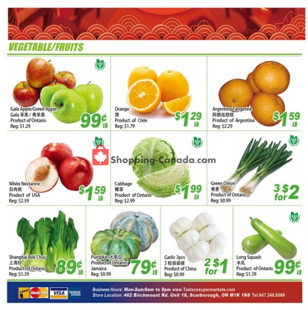 Tasteco Supermarket flyer from Friday October 9, 2020 to Thursday October 15, 2020 - page 2