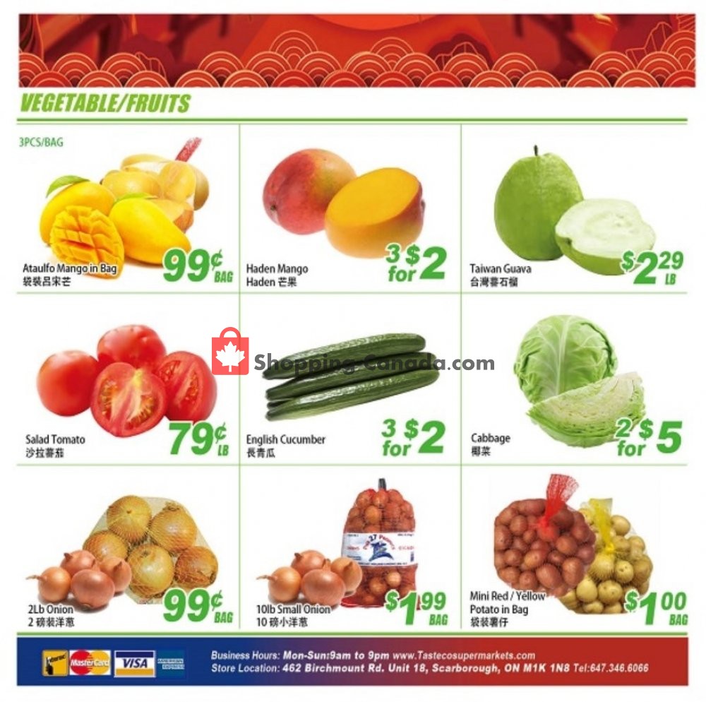 Tasteco Supermarket flyer from Friday April 19, 2019 to Thursday April 25, 2019 - page 2