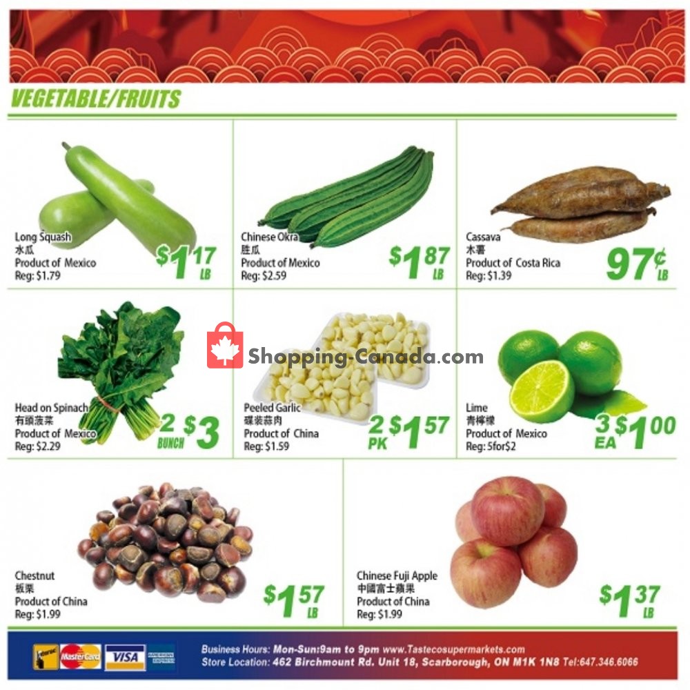Tasteco Supermarket flyer from Friday January 15, 2021 to Thursday January 21, 2021 - page 2