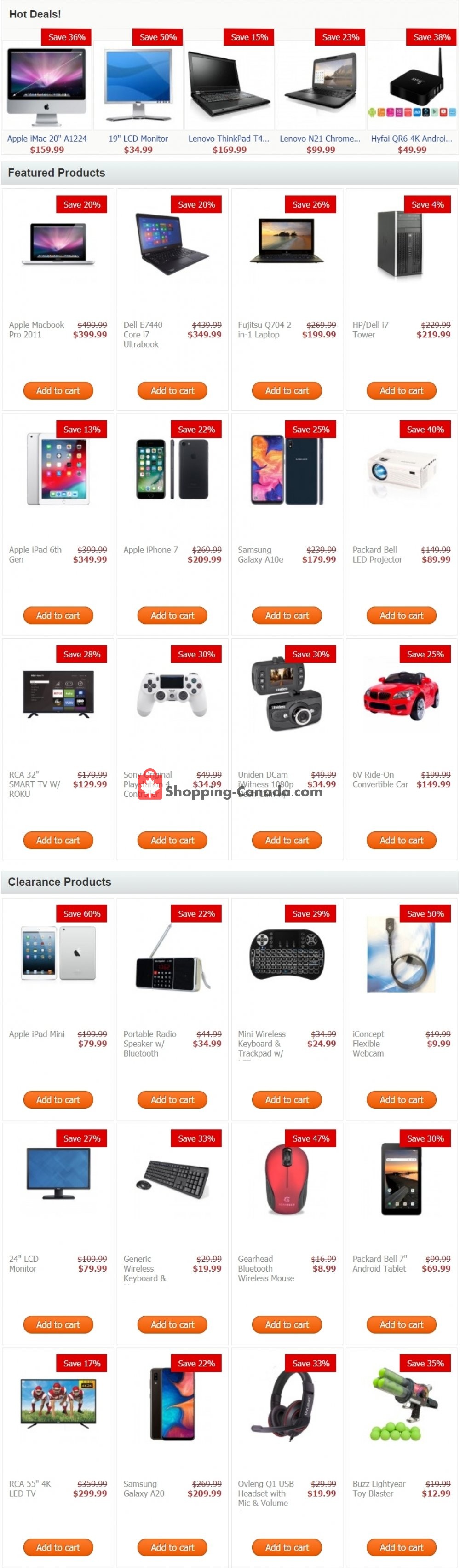 TechSource Canada flyer from Thursday April 23, 2020 to Wednesday April 29, 2020 - page 1