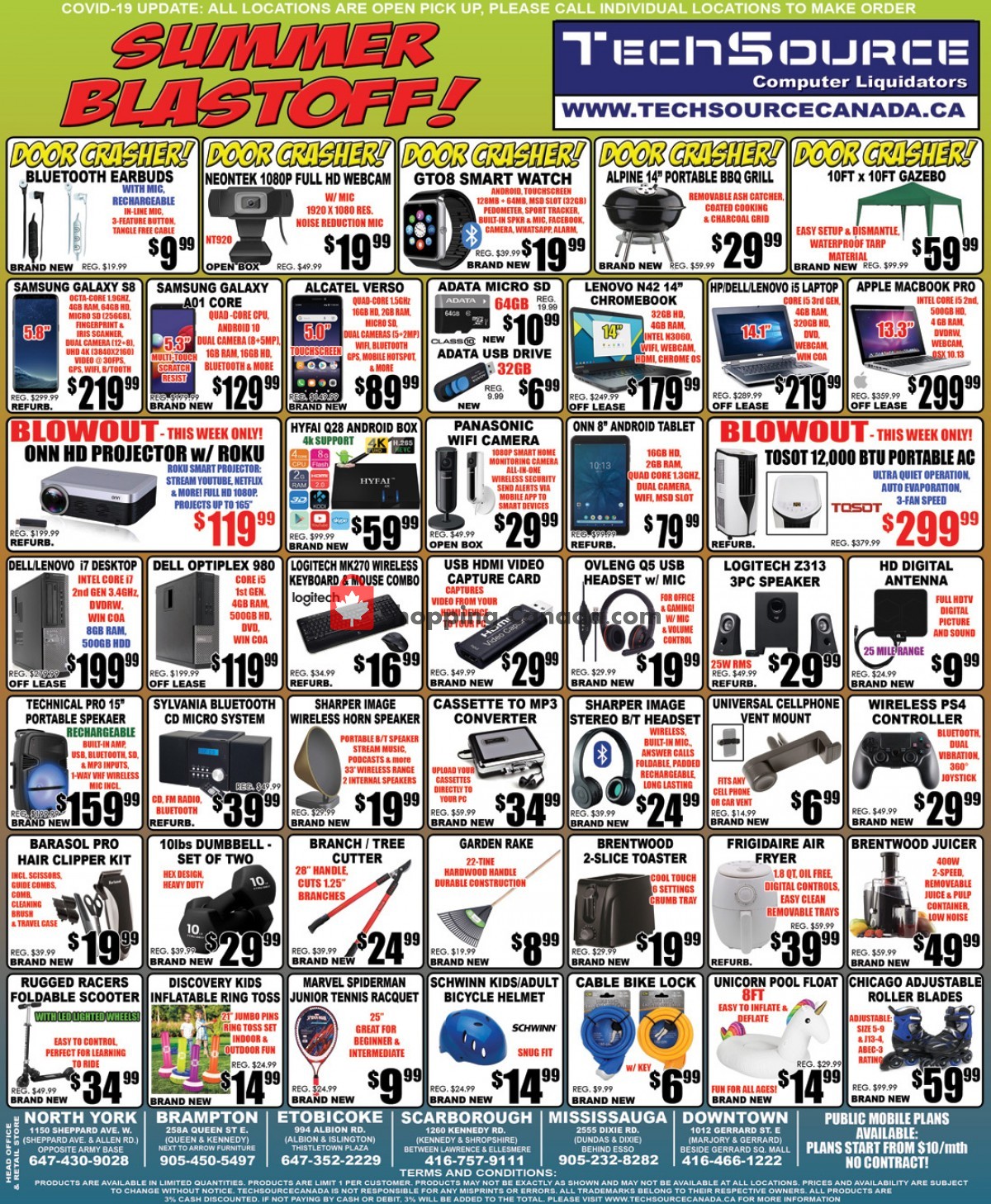 TechSource Canada flyer from Friday June 4, 2021 to Thursday July 8, 2021 - page 1