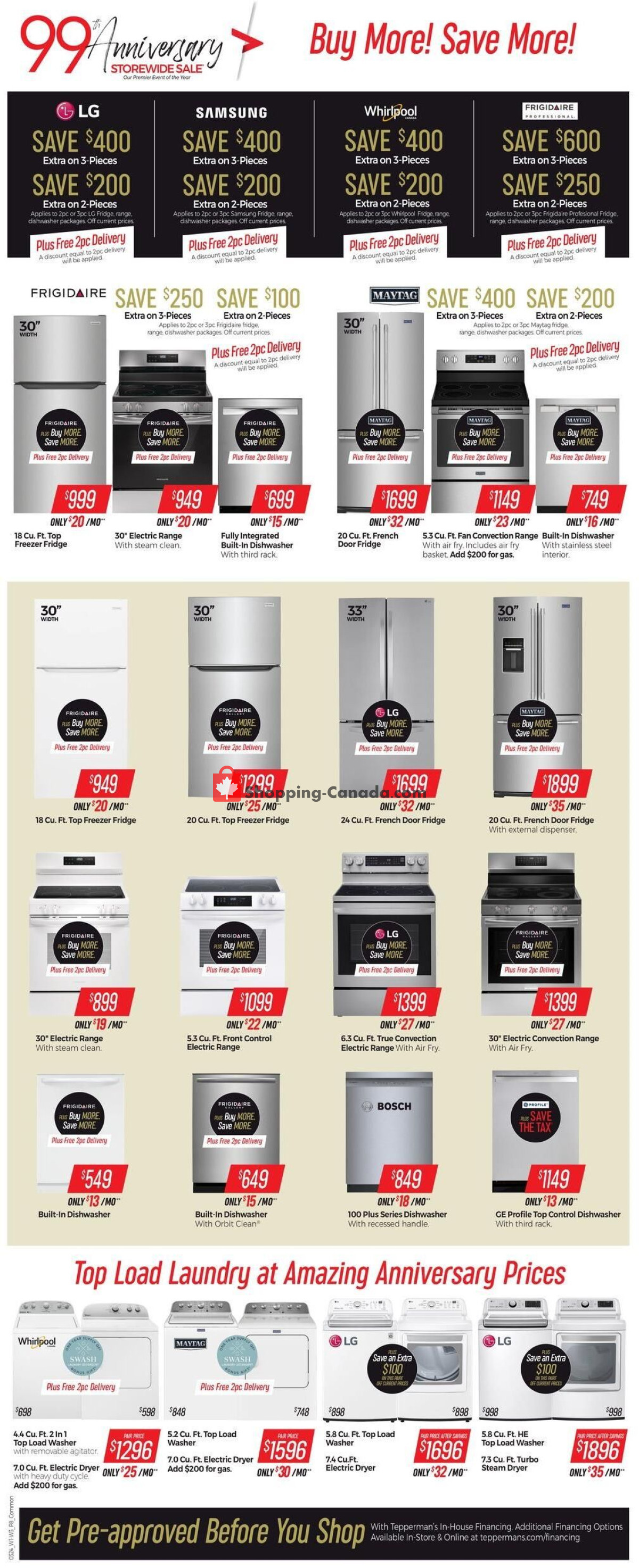 Tepperman's  flyer from Friday February 23, 2024 to Thursday February 29, 2024 - page 8