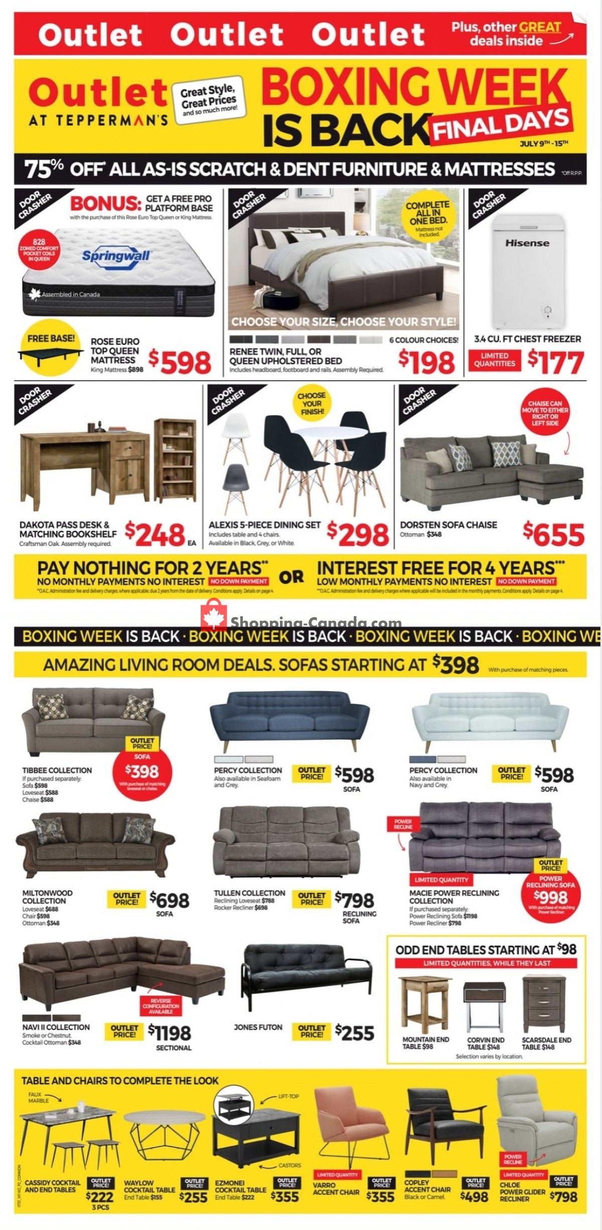 Tepperman's  flyer from Friday July 9, 2021 to Thursday July 15, 2021 - page 9