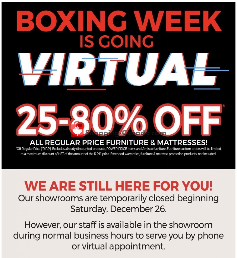 Tepperman's Canada, flyer (Boxing Week Sale) January 1 January 7