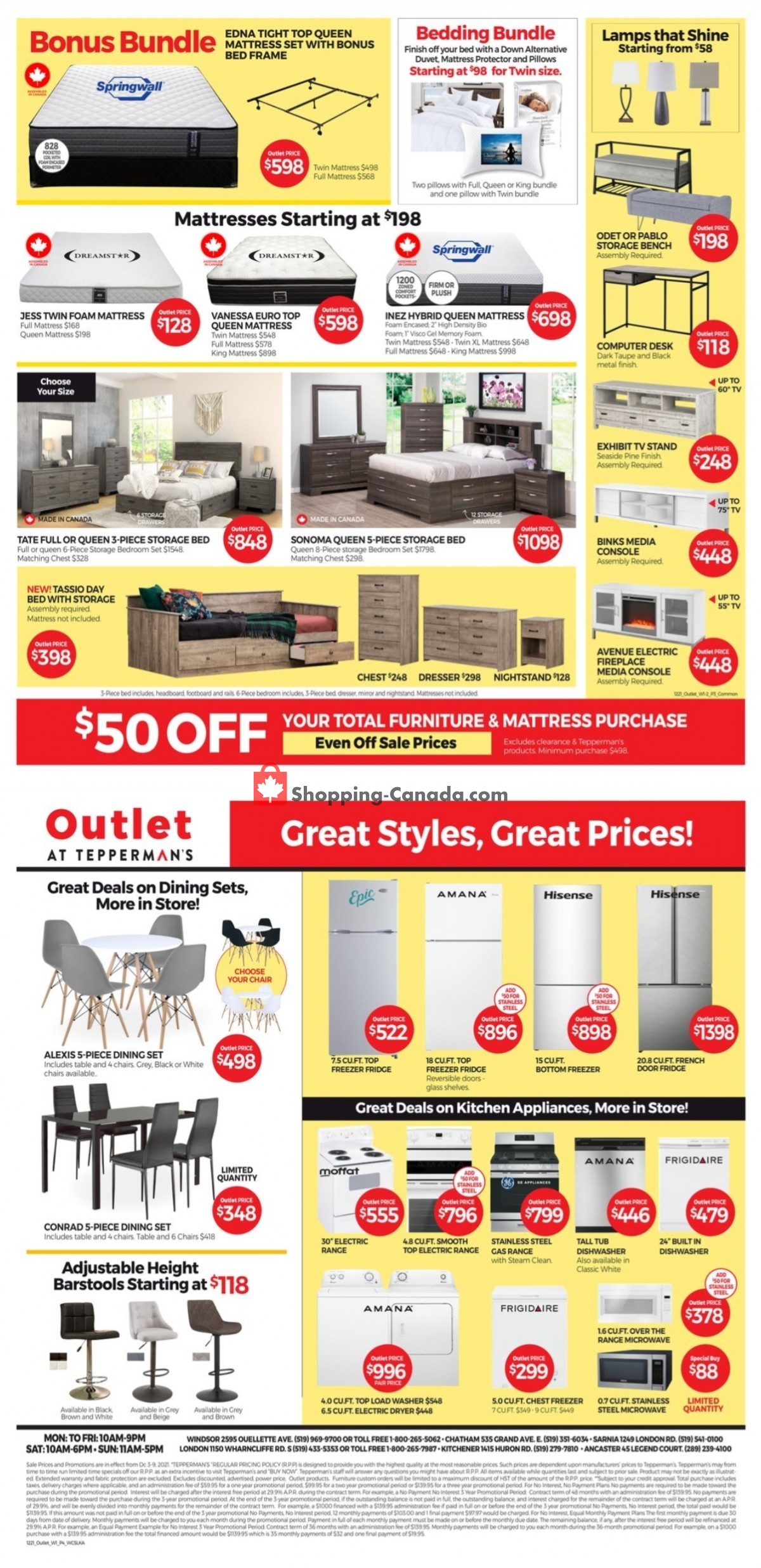 Tepperman's  flyer from Friday December 3, 2021 to Thursday December 9, 2021 - page 8
