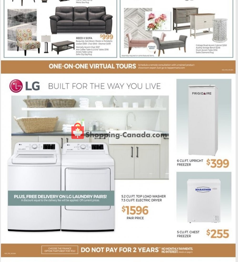 Tepperman's  flyer from Friday October 16, 2020 to Thursday October 22, 2020 - page 4
