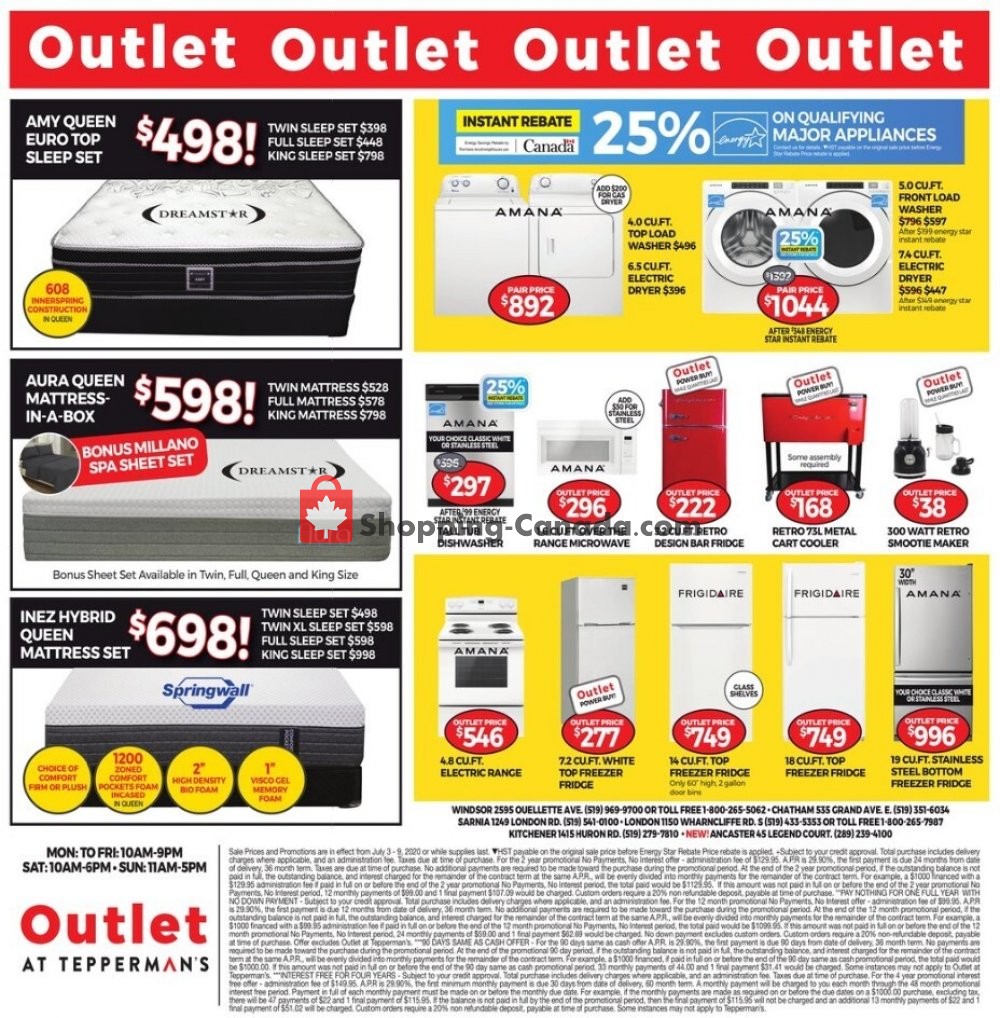 Tepperman's  flyer from Friday July 3, 2020 to Thursday July 9, 2020 - page 4