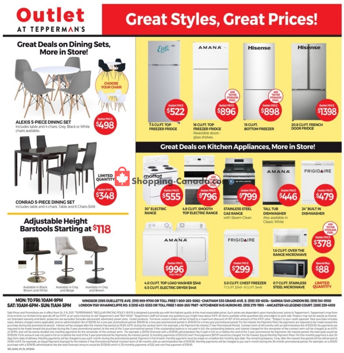Tepperman's  flyer from Friday December 3, 2021 to Thursday December 9, 2021 - page 4
