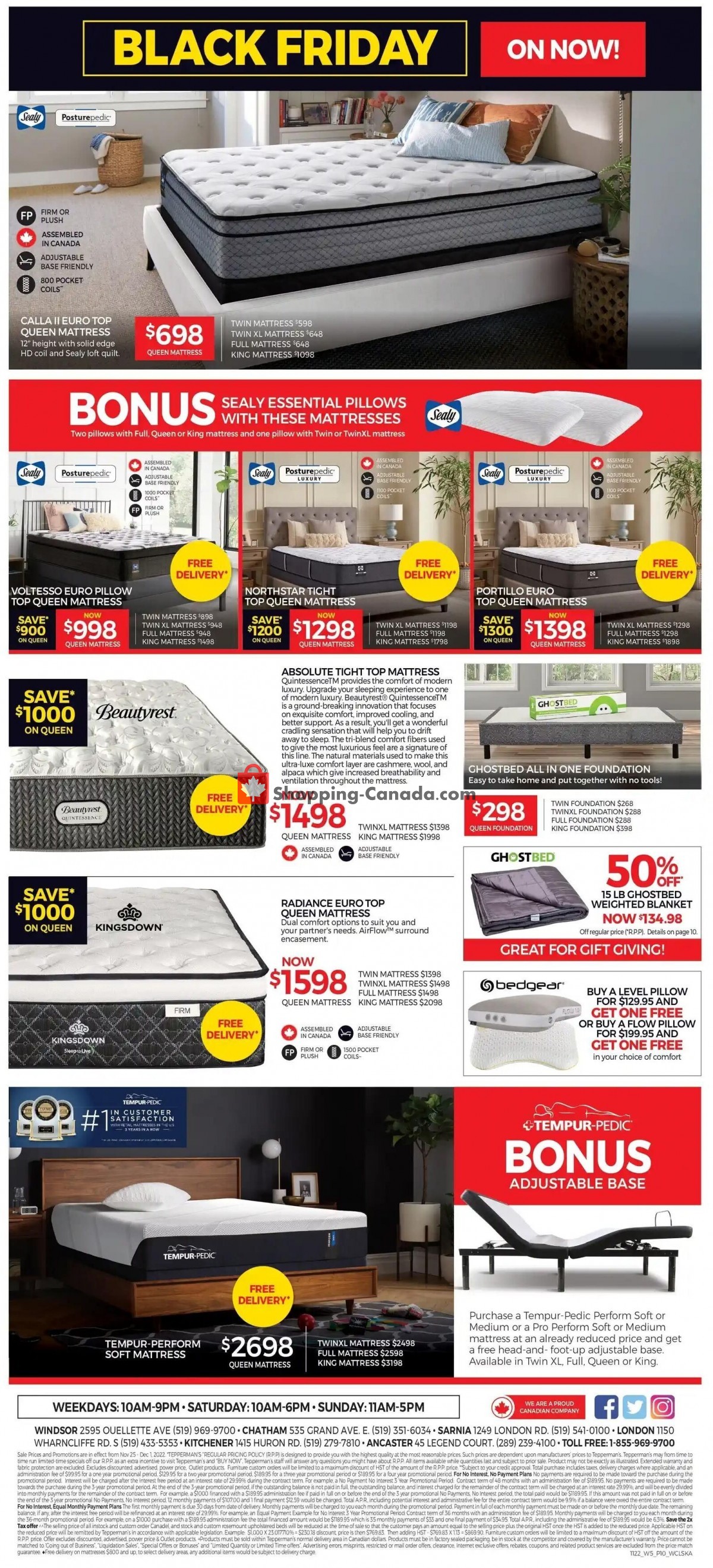 Tepperman's  flyer from Friday November 25, 2022 to Thursday December 1, 2022 - page 12