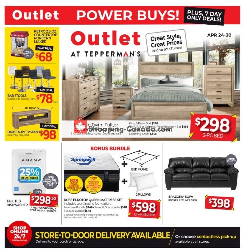Tepperman's  flyer from Friday April 24, 2020 to Thursday April 30, 2020 - page 1