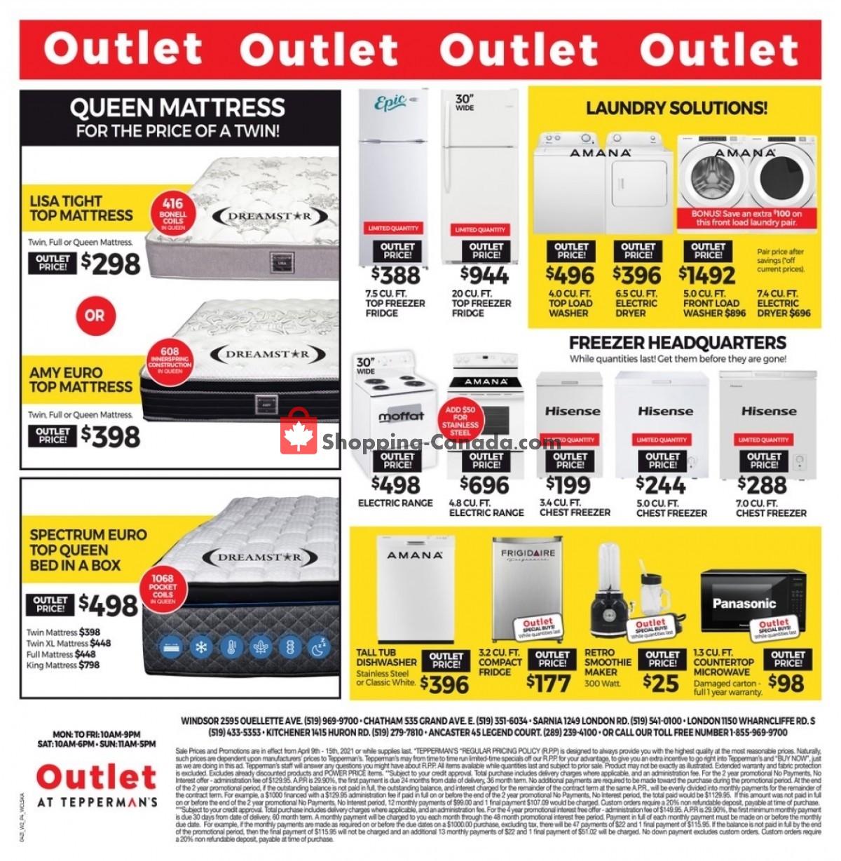 Tepperman's  flyer from Friday April 2, 2021 to Thursday April 8, 2021 - page 4