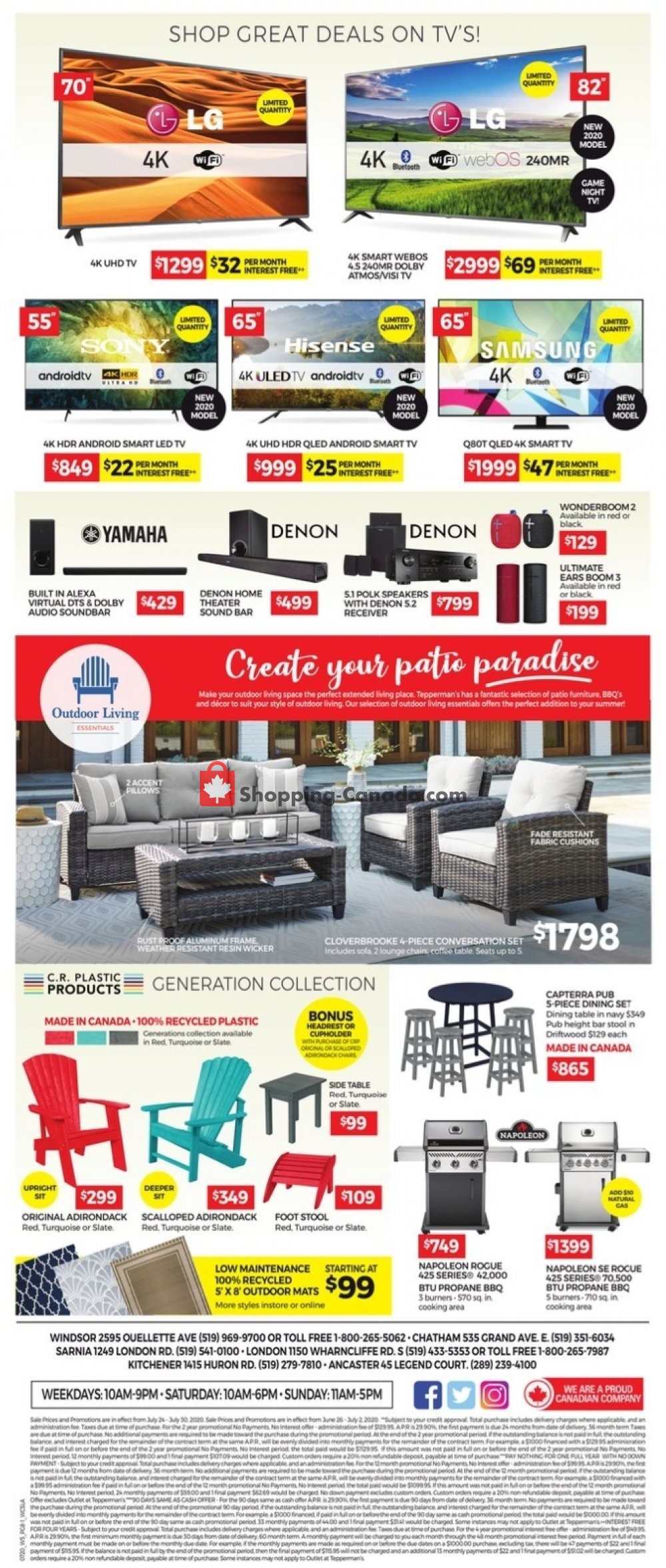 Tepperman's  flyer from Friday July 24, 2020 to Thursday July 30, 2020 - page 8