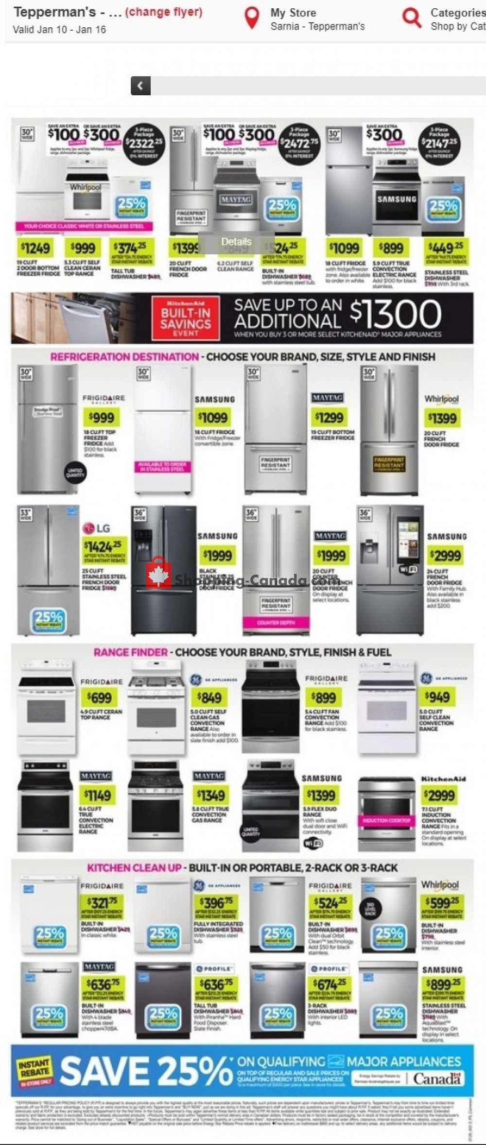 Tepperman's  flyer from Friday January 10, 2020 to Thursday January 16, 2020 - page 5