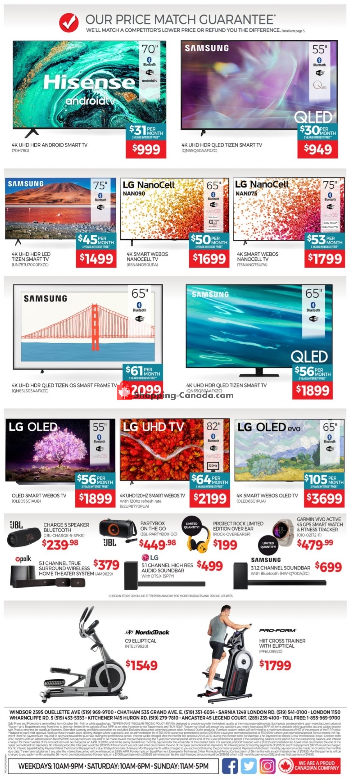 Tepperman's  flyer from Friday October 8, 2021 to Thursday October 14, 2021 - page 10