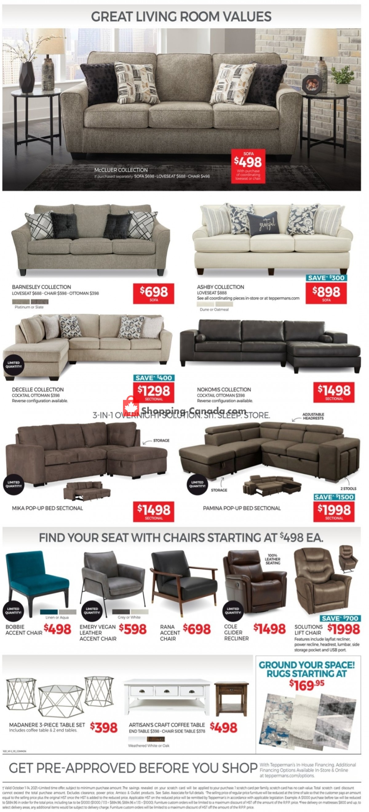 Tepperman's  flyer from Friday October 8, 2021 to Thursday October 14, 2021 - page 2