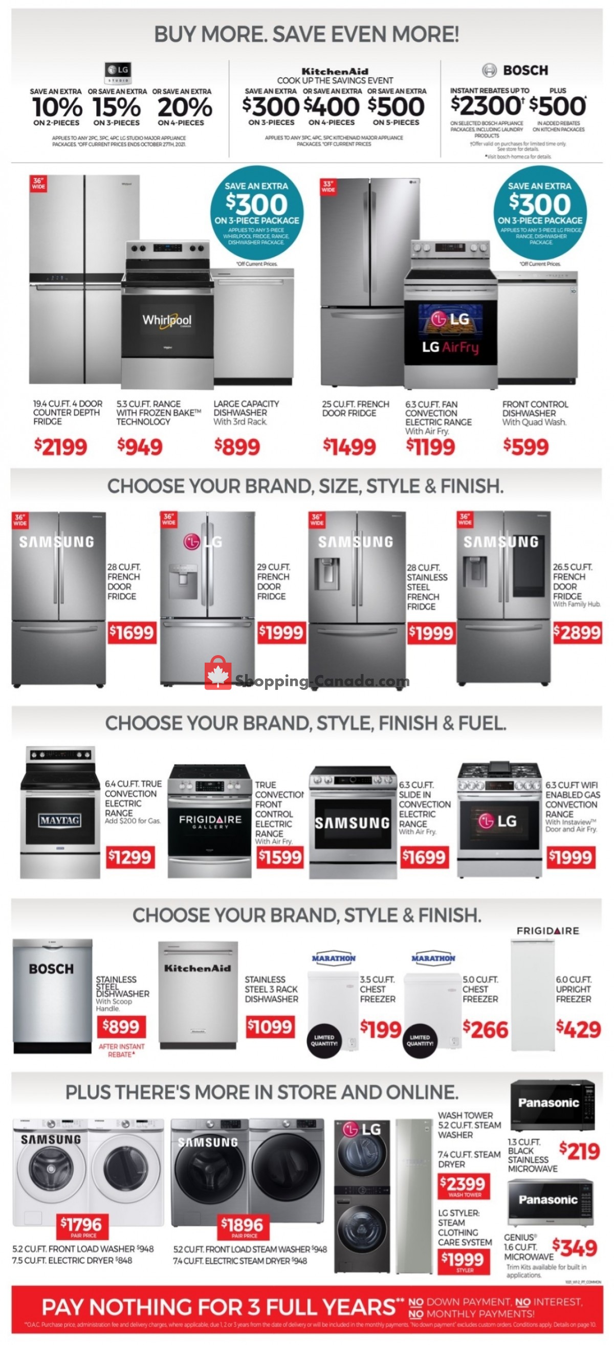 Tepperman's  flyer from Friday October 8, 2021 to Thursday October 14, 2021 - page 7