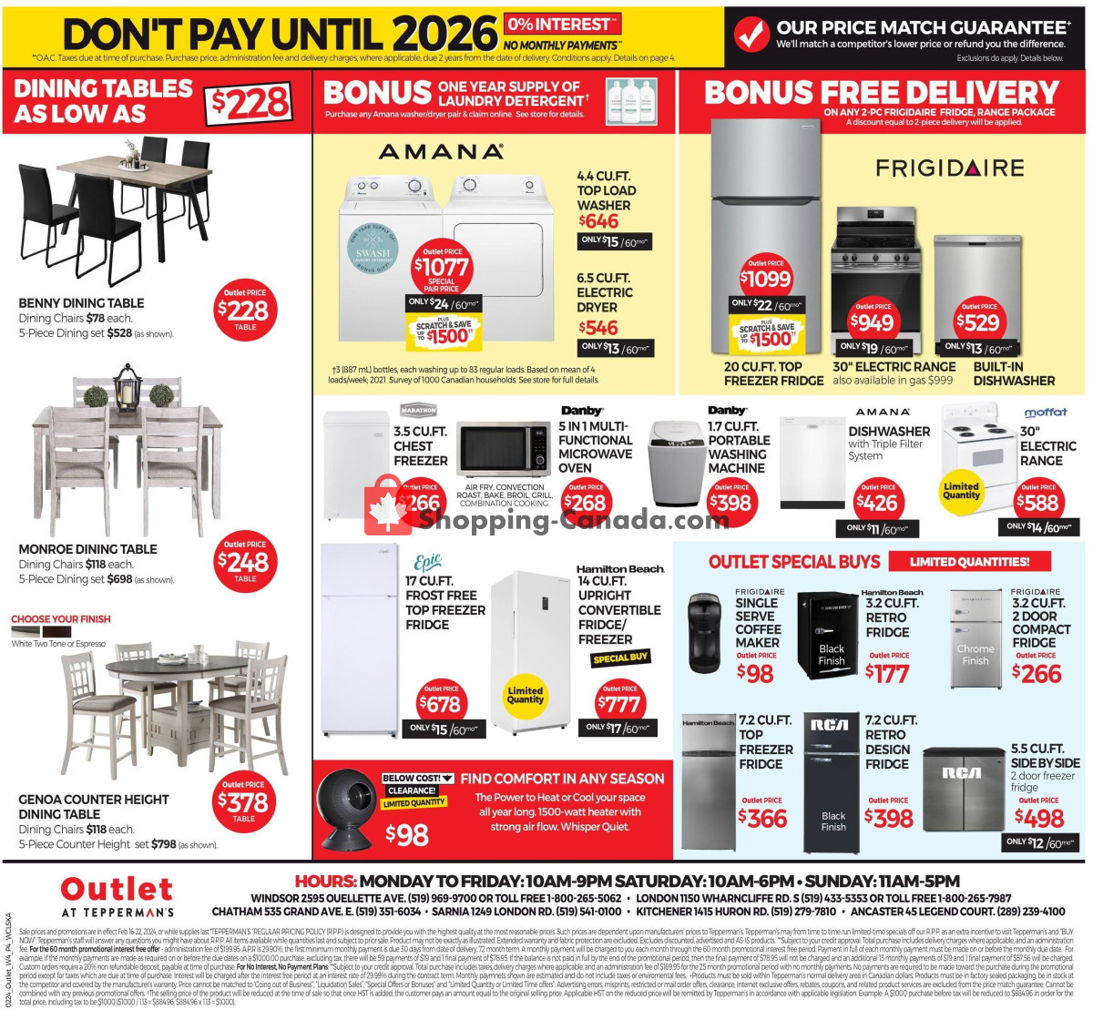 Tepperman's  flyer from Friday February 16, 2024 to Thursday February 22, 2024 - page 4