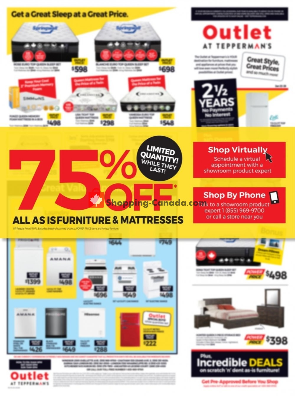 Tepperman's  flyer from Friday January 22, 2021 to Thursday January 28, 2021 - page 1