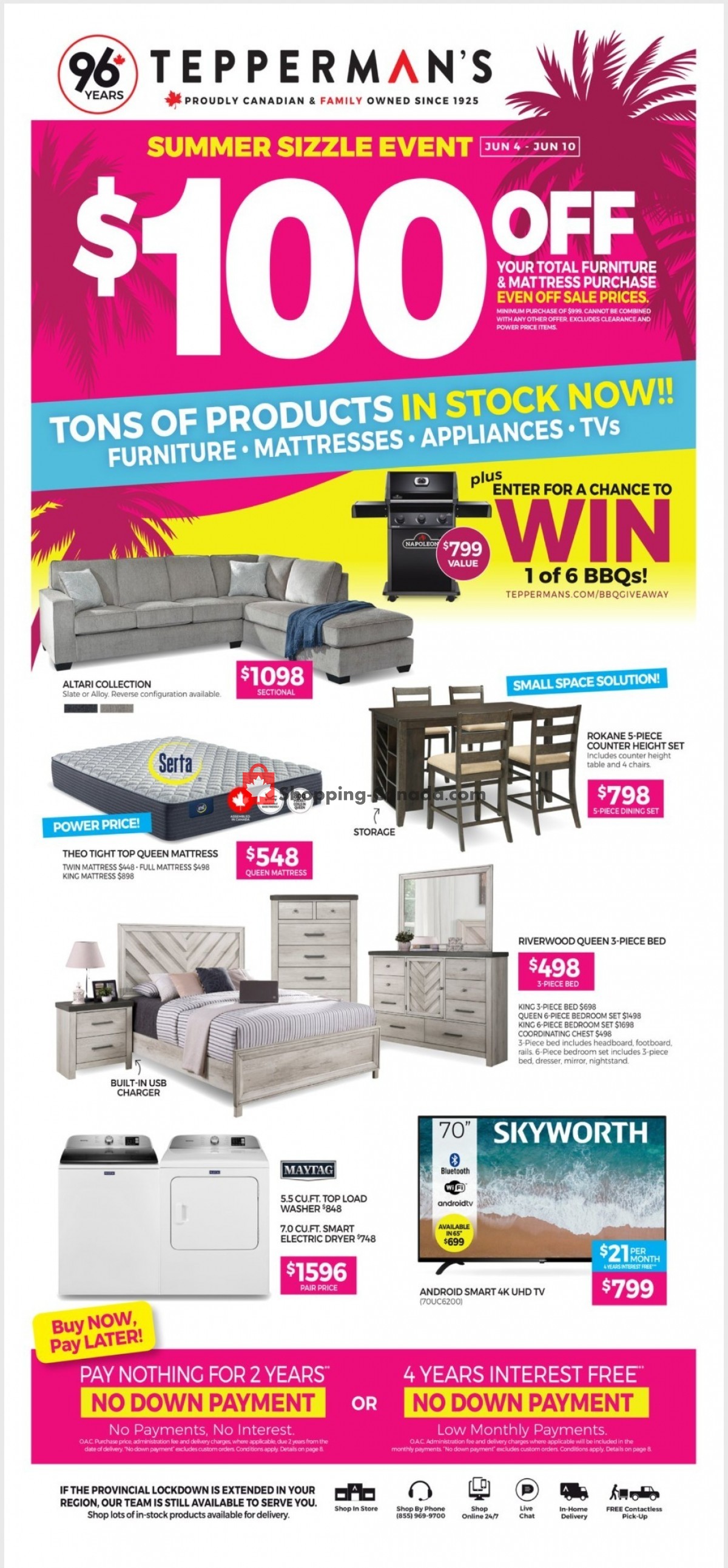 Tepperman's  flyer from Friday June 4, 2021 to Thursday June 10, 2021 - page 1