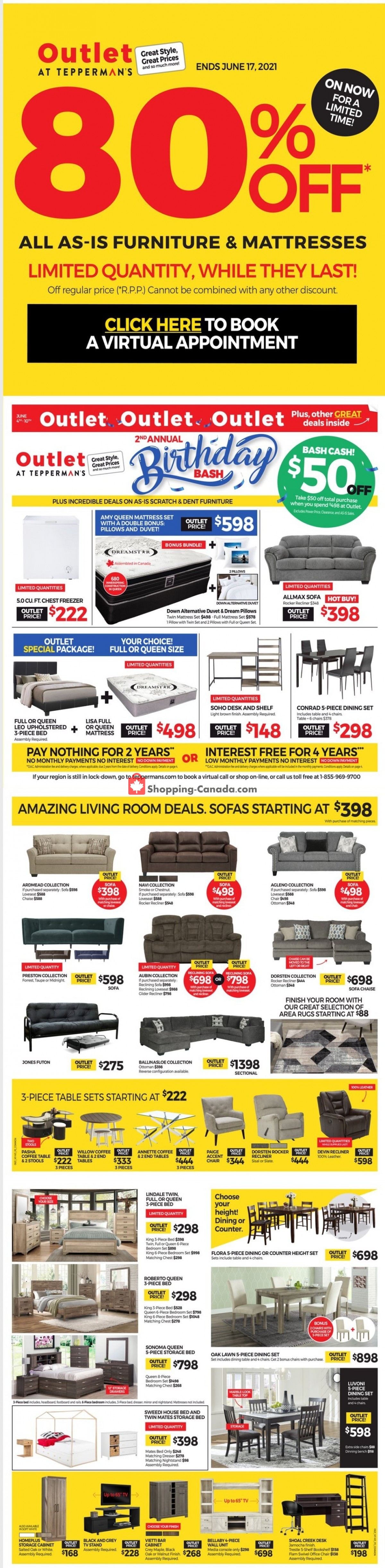 Tepperman's  flyer from Friday June 4, 2021 to Thursday June 10, 2021 - page 9