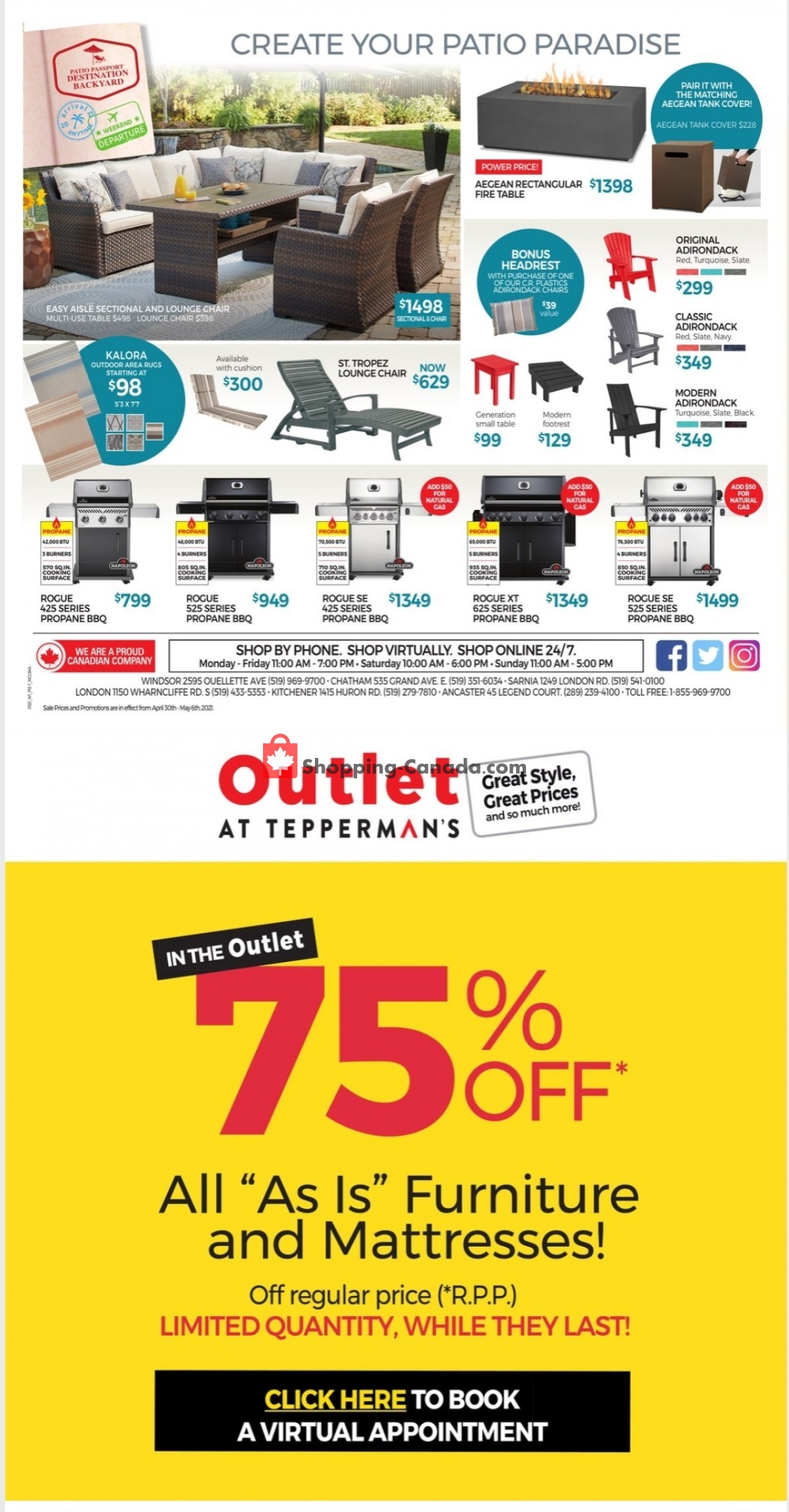 Tepperman's  flyer from Friday April 30, 2021 to Thursday May 6, 2021 - page 9
