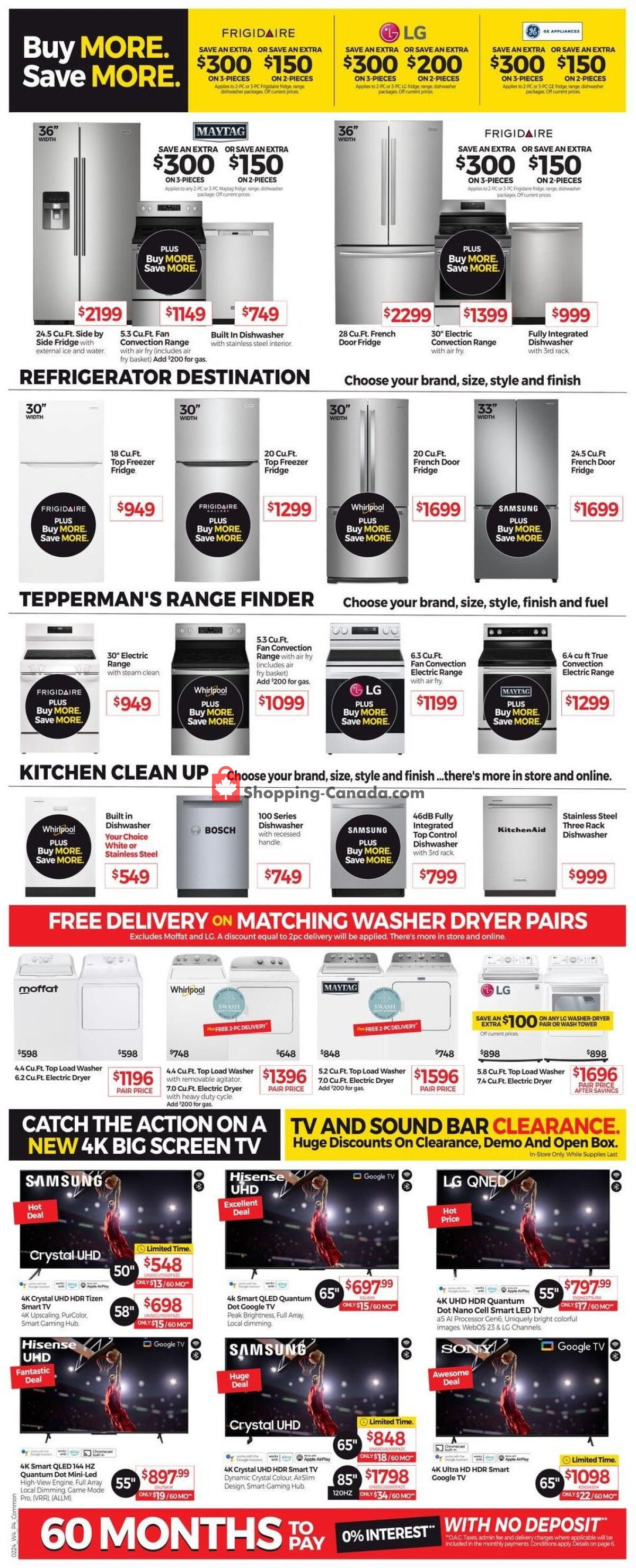 Tepperman's  flyer from Friday February 16, 2024 to Thursday February 22, 2024 - page 4