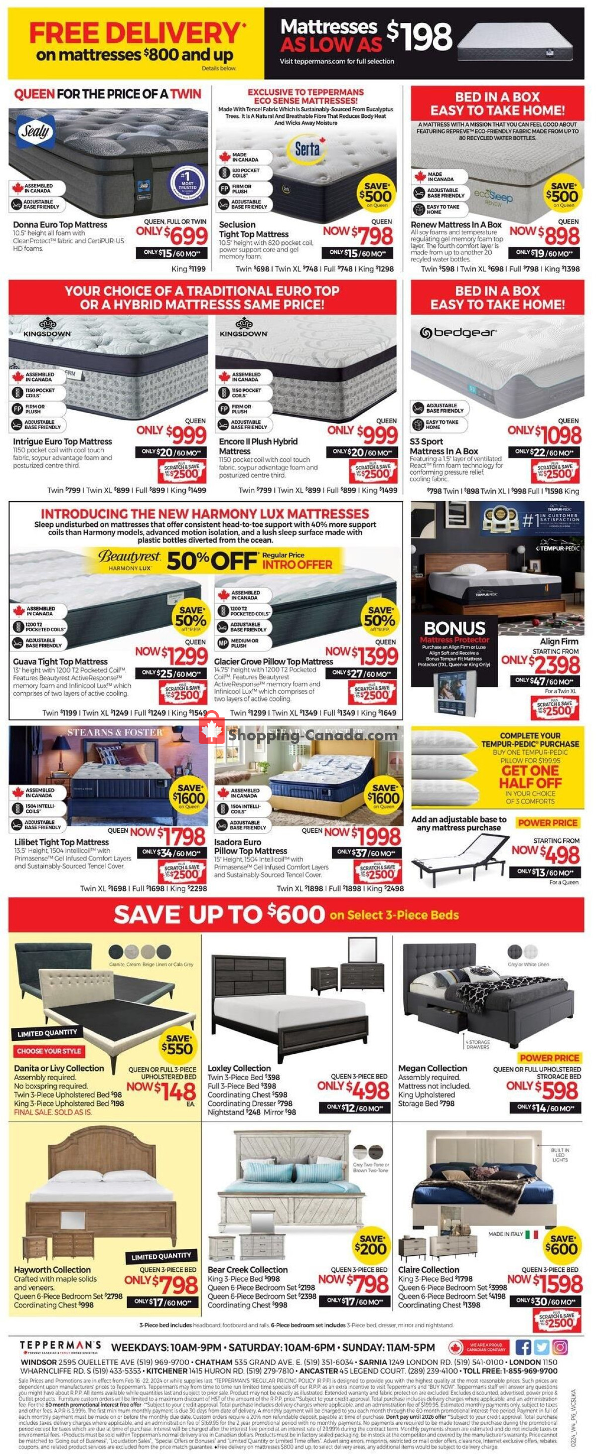 Tepperman's  flyer from Friday February 16, 2024 to Thursday February 22, 2024 - page 6