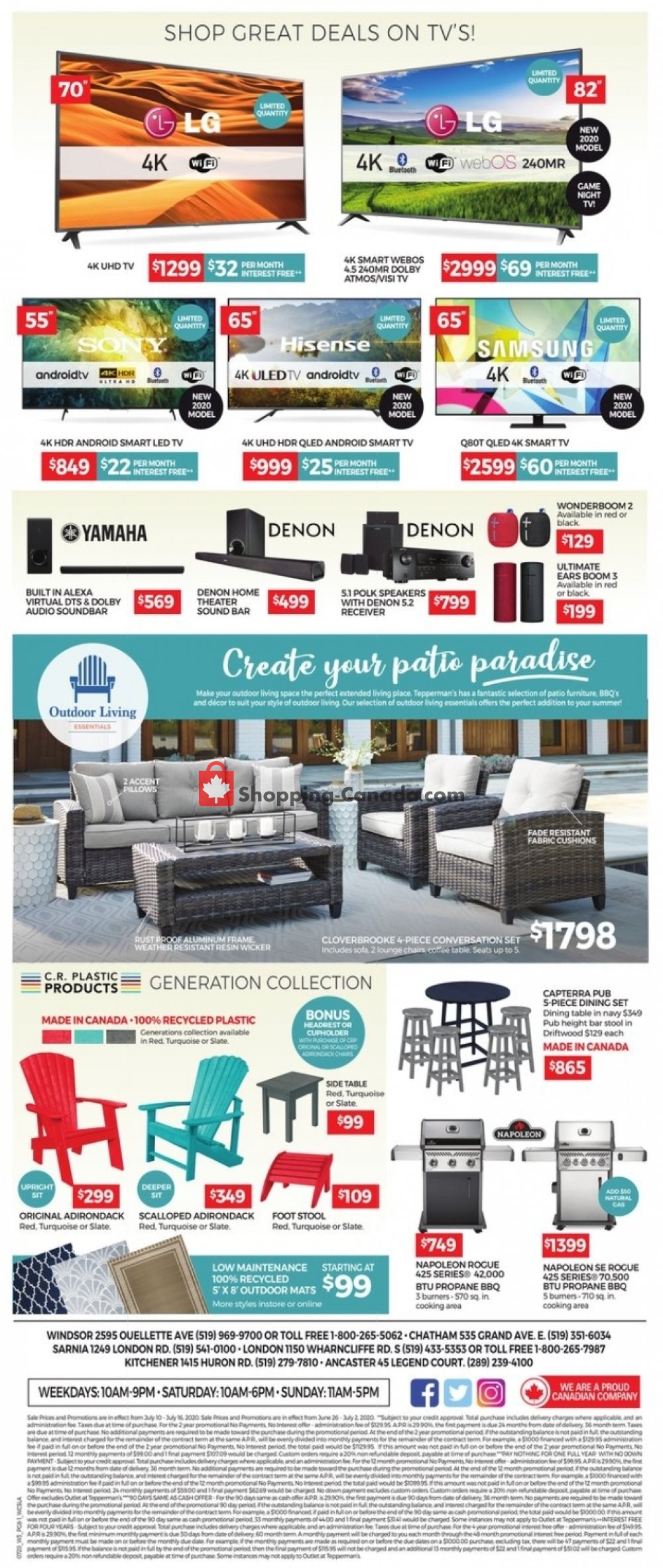 Tepperman's  flyer from Friday July 10, 2020 to Thursday July 16, 2020 - page 8
