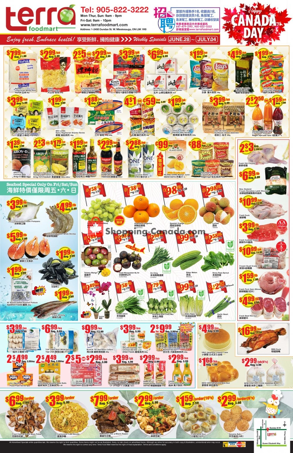 Terra Foodmart flyer from Friday June 28, 2019 to Thursday July 4, 2019 - page 1