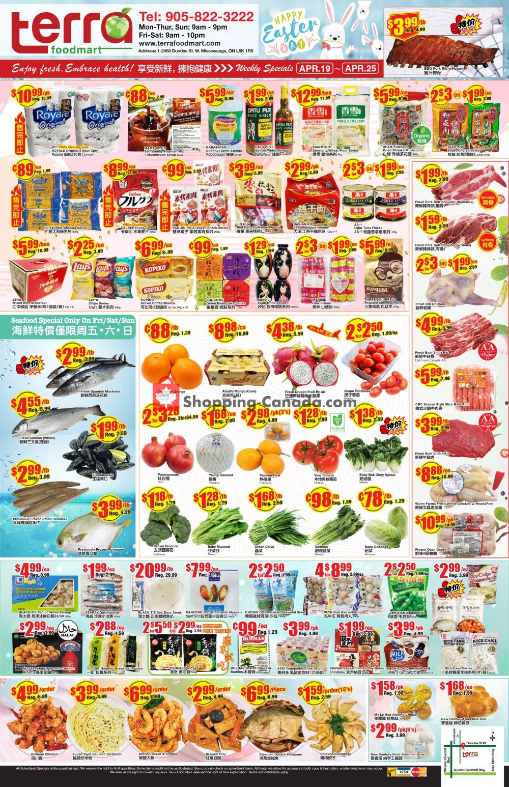 Terra Foodmart flyer from Friday April 19, 2019 to Thursday April 25, 2019 - page 1